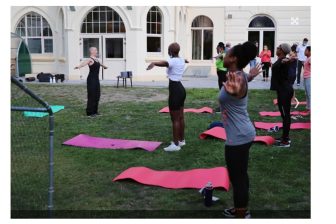 Mobilisation pour la journée de lancement de « Toutes Sportives « au CHRS Thiriez